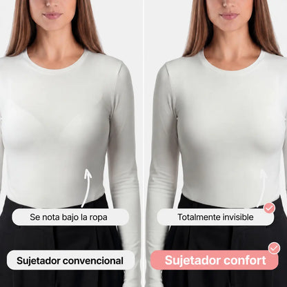 Sujetador comfort sin costuras y sin aros