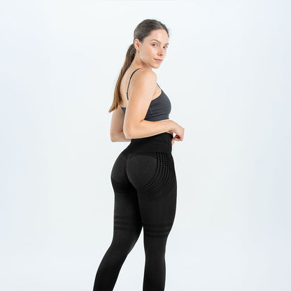 Leonie Legging 3D Drainant Anti-Cellulite Noir