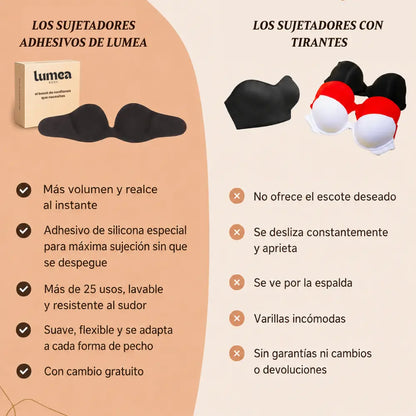 Sujetador adhesivo sin tirantes